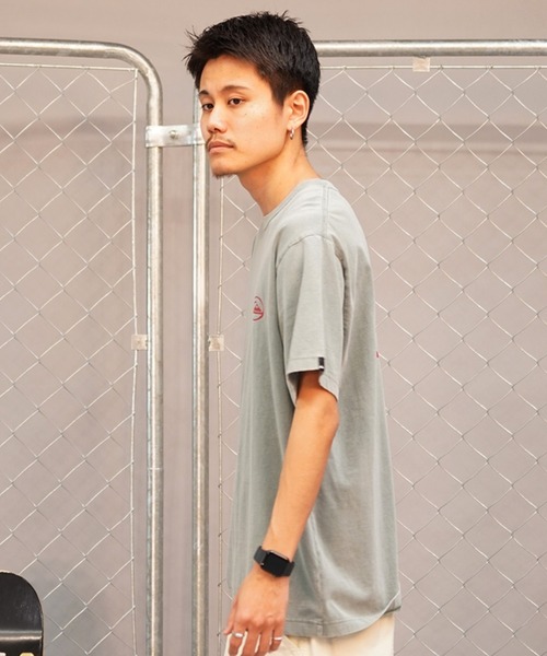 Quiksilver（クイックシルバー）の「QUIKSILVER/クイックシルバー サターンロゴ ST バックプリント QST241012（Tシャツ/カットソー・メンズ・スミクロ/ホワイト/ブルーグリーン・M/L）」の22枚目の写真