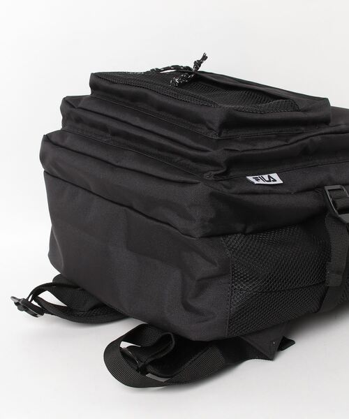 FILA（フィラ）の「FILA ＦＩＬＡ　ロールラウンドＤパック（バックパック/リュック・レディース・ブラック×ホワイト/ブラック×ブラック・FREE）」の6枚目の写真