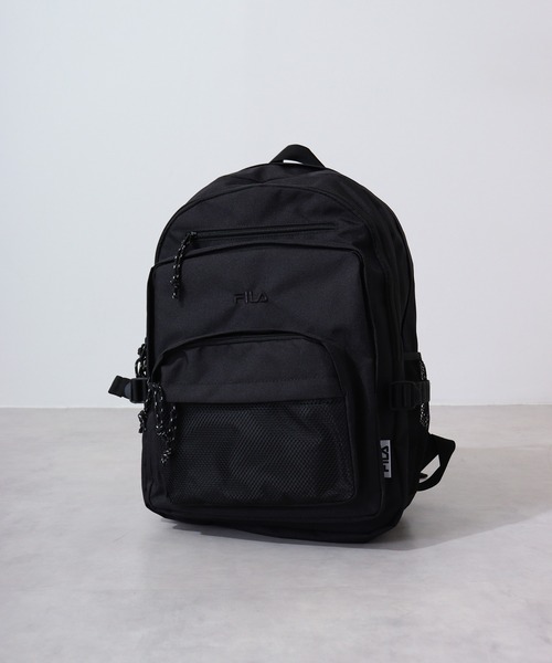 FILA（フィラ）の「FILA ＦＩＬＡ　ロールラウンドＤパック（バックパック/リュック・レディース・ブラック×ホワイト/ブラック×ブラック・FREE）」の17枚目の写真