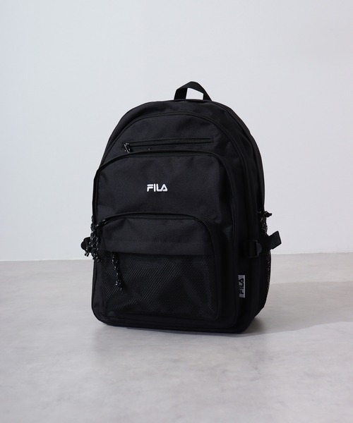 FILA（フィラ）の「FILA ＦＩＬＡ　ロールラウンドＤパック（バックパック/リュック・レディース・ブラック×ホワイト/ブラック×ブラック・FREE）」の13枚目の写真