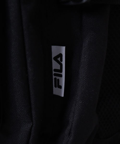 FILA（フィラ）の「FILA ＦＩＬＡ　ロールラウンドＤパック（バックパック/リュック・レディース・ブラック×ホワイト/ブラック×ブラック・FREE）」の14枚目の写真