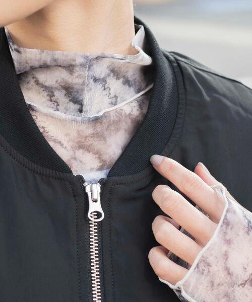 WEGO(ウィゴー)の「WEGO/ショートMA-1ベスト(ベスト・レディース・ブラック/カーキ・FREE)」の6枚目の写真