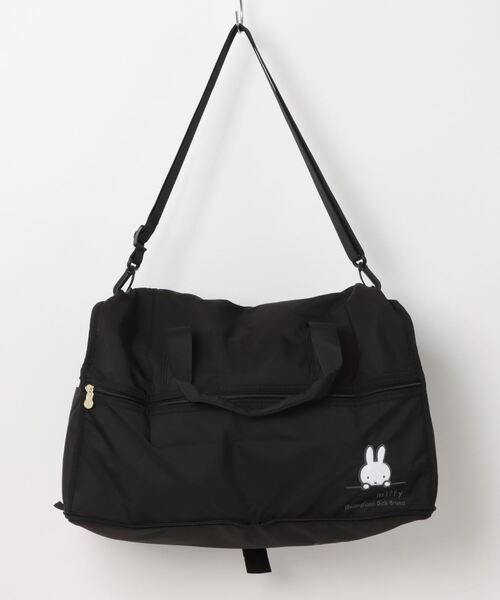 【専用】ピグリンブランド、まちねずみジョニーwith Bag、ミトンとモペット miffy/ミッフィー】 折りたたみボストンバッグ（M）（ボストン