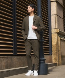 TETE HOMME（テットオム）の「シアサッカーストレッチセットアップ   ウォッシャブルセットアップ（スーツセット）」