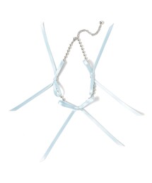 Ray BEAMS | Ray BEAMS / ボールチェーン リボン ネックレス(ネックレス)