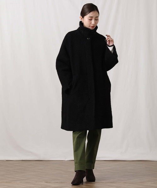 Gready Brilliant(グレディブリリアン)の「WNyロービングステンカラーコート(ステンカラーコート・レディース・ネイビー/ブルー・38)」の22枚目の写真