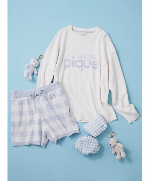 gelato pique（ジェラートピケ）の「ベアキーチャーム（チャーム・レディース・ブルー/ベージュ・FREE）」の3枚目の写真