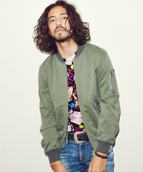 HYSTERIC GLAMOUR（ヒステリックグラマー）の「ハイゲ-ジ裏毛 MA-1 JK