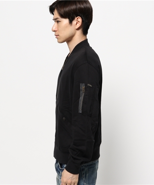 HYSTERIC GLAMOUR（ヒステリックグラマー）の「ハイゲ-ジ裏毛 MA-1 JK