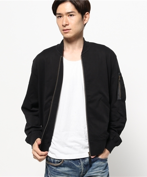 HYSTERIC GLAMOUR（ヒステリックグラマー）の「ハイゲ-ジ裏毛 MA-1 JK