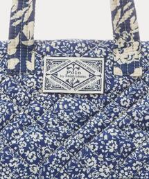 華やかさ◎【POLO RALPH LAUREN】キルテッド フローラル トート キルテッド フローラル コットン スモール トート | ラルフ