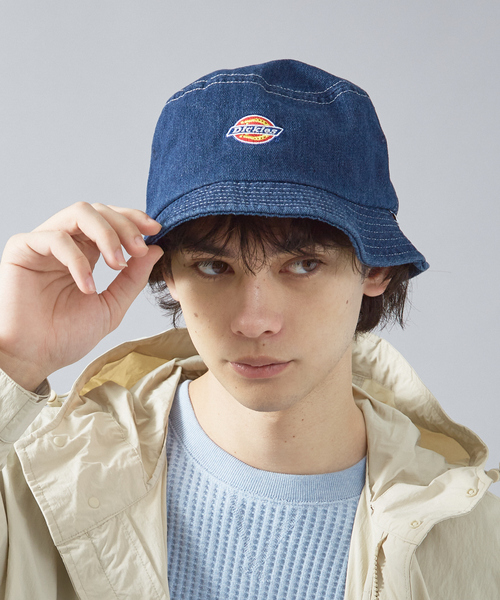 ABAHOUSE(アバハウス)の「【DICKIES/ディッキーズ】DENIM BUCKET HAT/デニムバケットハット(ハット・メンズ・ブルー/インディゴブルー/ブラック・フリー)」の3枚目の写真