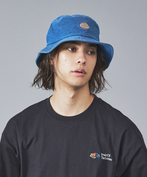 ABAHOUSE(アバハウス)の「【DICKIES/ディッキーズ】DENIM BUCKET HAT/デニムバケットハット(ハット・メンズ・ブルー/インディゴブルー/ブラック・フリー)」の1枚目の写真