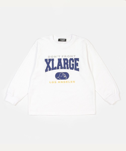 XLARGE KIDS(エクストララージキッズ)の「カレッジロゴ長袖Tシャツ(Tシャツ/カットソー・キッズ・ホワイト/レッド/ブラック・80cm/90cm/100cm/110cm/120cm/130cm/140cm)」の18枚目の写真