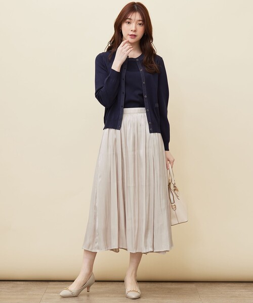 ANY SIS(エニィスィス)の「【2SET】ラメトリミング ツイン(アンサンブル・レディース・ホワイト系/ネイビー系/ライラック系・2)」の9枚目の写真
