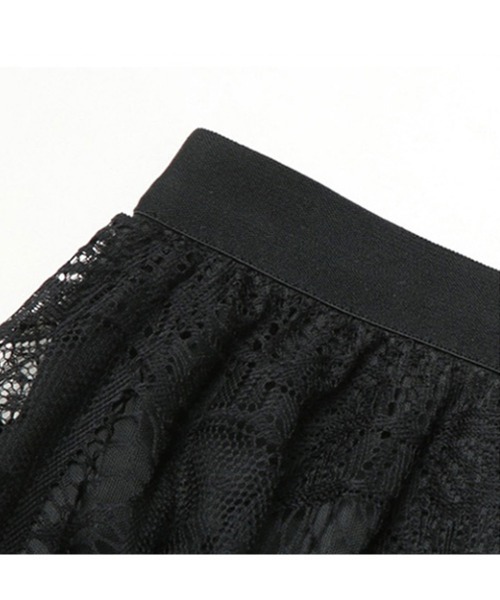 Miniministore（ミニミニストア）の「総レーススカート レディース ボトムス（スカート・レディース・ベージュ/ブラック/ホワイト・FREE）」の21枚目の写真