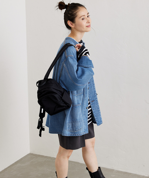 JOURNAL STANDARD（ジャーナルスタンダード）の「《追加５》デニムカバーオール（デニムジャケット・レディース・ブルー系その他・FREE）」の8枚目の写真