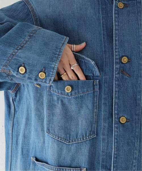 JOURNAL STANDARD（ジャーナルスタンダード）の「《追加５》デニムカバーオール（デニムジャケット・レディース・ブルー系その他・FREE）」の9枚目の写真