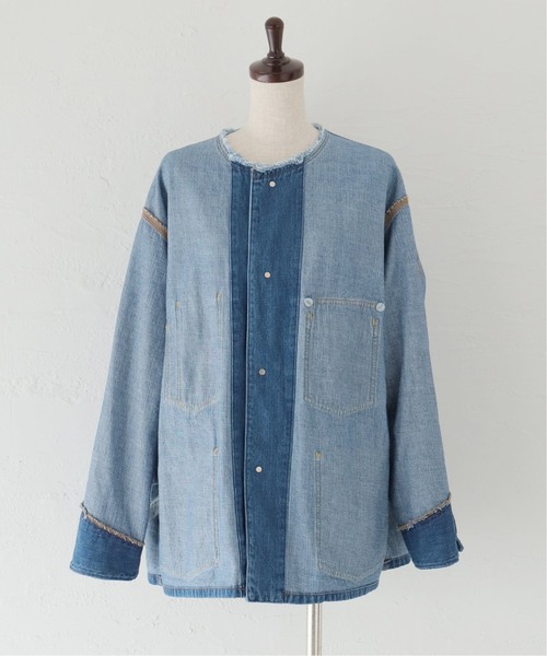 JOURNAL STANDARD（ジャーナルスタンダード）の「《追加５》デニムカバーオール（デニムジャケット・レディース・ブルー系その他・FREE）」の4枚目の写真