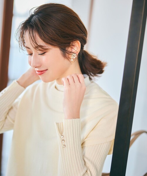 ANY SIS(エニィスィス)の「【2SET】ニットベストツイン セット(ニット/セーター・レディース・アイボリー系/スカイブルー系/ライラック系・2)」の5枚目の写真