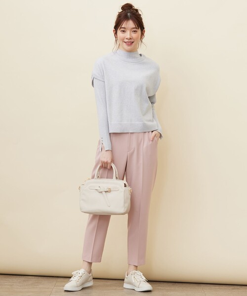 ANY SIS(エニィスィス)の「【2SET】ニットベストツイン セット(ニット/セーター・レディース・アイボリー系/スカイブルー系/ライラック系・2)」の9枚目の写真