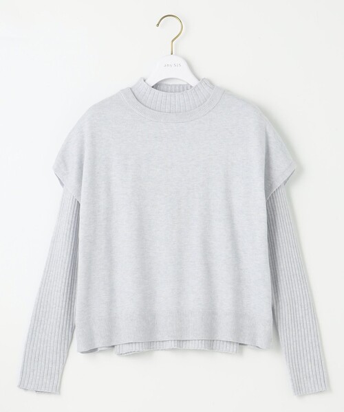 ANY SIS(エニィスィス)の「【2SET】ニットベストツイン セット(ニット/セーター・レディース・アイボリー系/スカイブルー系/ライラック系・2)」の12枚目の写真