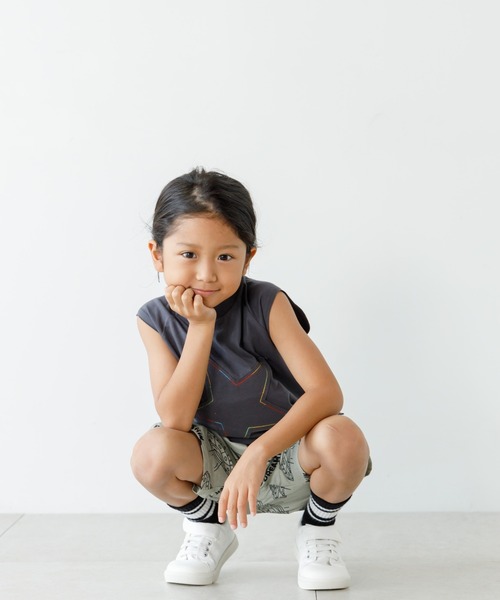 MAKE YOUR DAY（メイクユアデイ）の「セットアップできるUFO総柄パンツ■80～140cm（その他パンツ・キッズ・ブラック/オリーブ・80/90/100/110/120/130/140）」の6枚目の写真