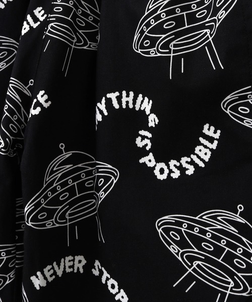 MAKE YOUR DAY（メイクユアデイ）の「セットアップできるUFO総柄パンツ■80～140cm（その他パンツ・キッズ・ブラック/オリーブ・80/90/100/110/120/130/140）」の15枚目の写真