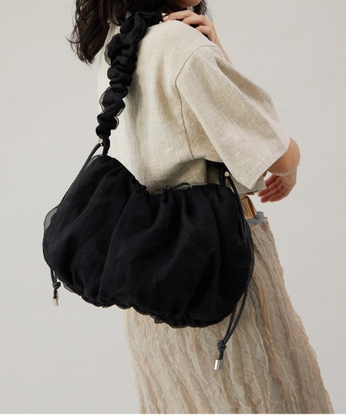 CONTROL FREAK / CTFK（コントロールフリーク）の「CONTROL FREAK(コントロールフリーク)シアークロワッサンバッグ（ショルダーバッグ・レディース・ブルー/グレー/ブラック・FREE）」の2枚目の写真