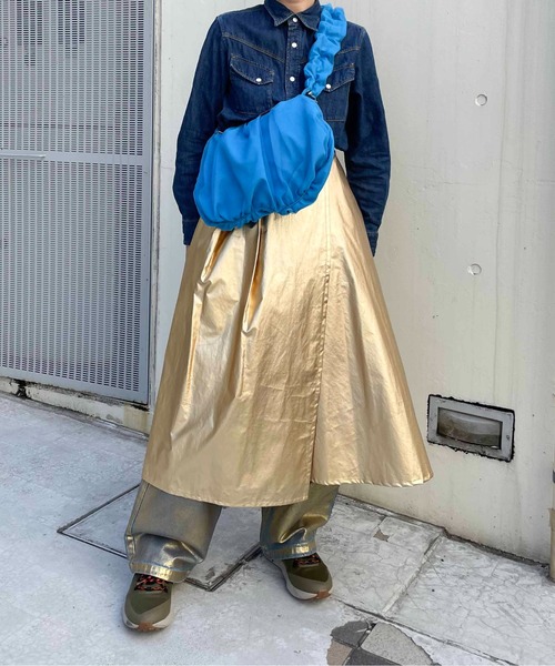 CONTROL FREAK / CTFK（コントロールフリーク）の「CONTROL FREAK(コントロールフリーク)シアークロワッサンバッグ（ショルダーバッグ・レディース・ブルー/グレー/ブラック・FREE）」の14枚目の写真