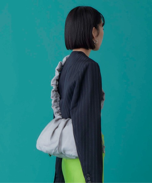 CONTROL FREAK / CTFK（コントロールフリーク）の「CONTROL FREAK(コントロールフリーク)シアークロワッサンバッグ（ショルダーバッグ・レディース・ブルー/グレー/ブラック・FREE）」の8枚目の写真