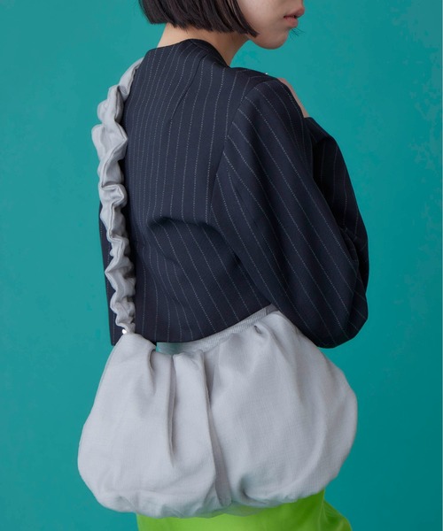 CONTROL FREAK / CTFK（コントロールフリーク）の「CONTROL FREAK(コントロールフリーク)シアークロワッサンバッグ（ショルダーバッグ・レディース・ブルー/グレー/ブラック・FREE）」の4枚目の写真