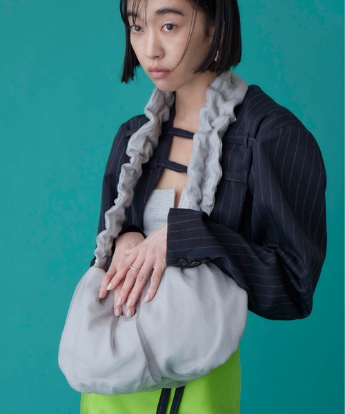 CONTROL FREAK / CTFK（コントロールフリーク）の「CONTROL FREAK(コントロールフリーク)シアークロワッサンバッグ（ショルダーバッグ・レディース・ブルー/グレー/ブラック・FREE）」の5枚目の写真