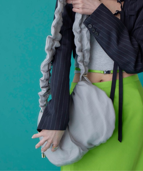 CONTROL FREAK / CTFK（コントロールフリーク）の「CONTROL FREAK(コントロールフリーク)シアークロワッサンバッグ（ショルダーバッグ・レディース・ブルー/グレー/ブラック・FREE）」の6枚目の写真