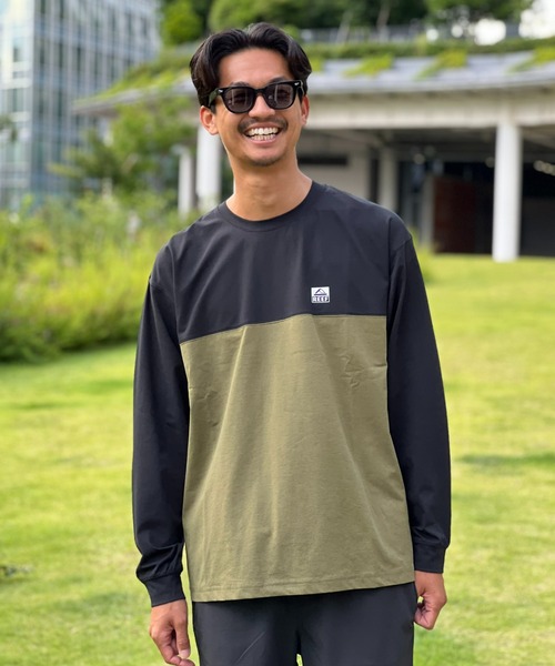 REEF（リーフ）の「【REEF】REEF BICOLOR RASH L/S TEE