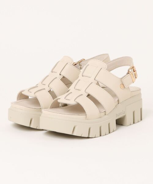 Bussola（ブソラ）の「【bussola】厚底ボリュームソールグルカサンダル(945709)（サンダル・レディース・ブラック/ライトベージュ・38/37/36/35）」の11枚目の写真