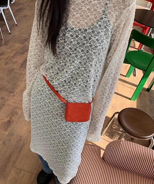 LYEON(リヨン)の「シアーレースワンピース(ワンピース・レディース・アイボリー/ブラック・FREE)」の6枚目の写真