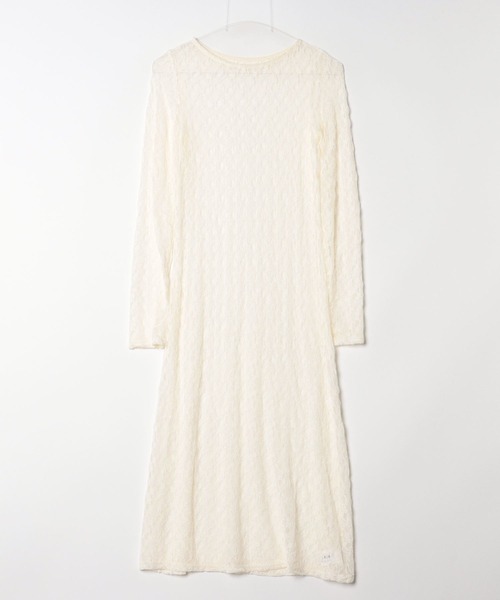 LYEON(リヨン)の「シアーレースワンピース(ワンピース・レディース・アイボリー/ブラック・FREE)」の17枚目の写真