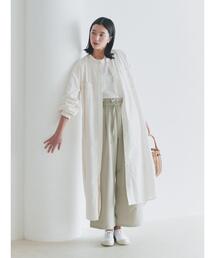 Samansa Mos2 blue | 【ECO DENIM】シャツワンピース(ワンピース)