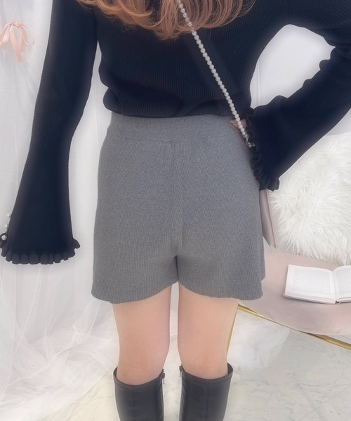 apres jour(アプレジュール)の「French girly collection リボン付きショートパンツ【ZOZOTOWN限定アイテム】(その他パンツ・レディース・ブラック/グレー/アイボリー・フリー/X-LARGE)」の9枚目の写真
