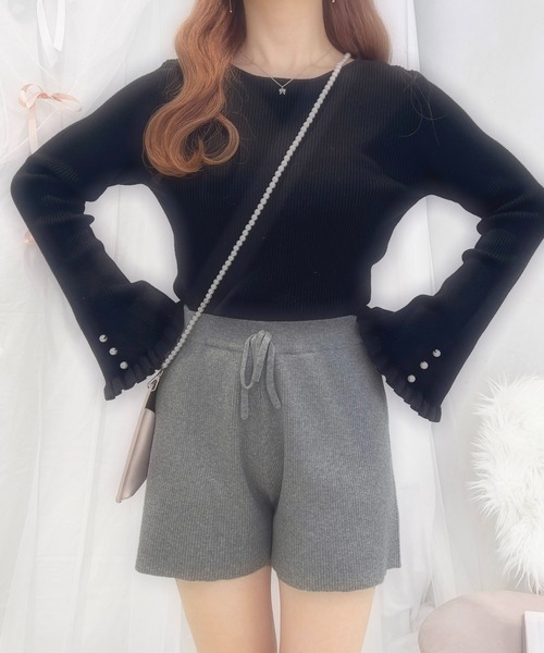apres jour(アプレジュール)の「French girly collection リボン付きショートパンツ【ZOZOTOWN限定アイテム】(その他パンツ・レディース・ブラック/グレー/アイボリー・フリー/X-LARGE)」の16枚目の写真