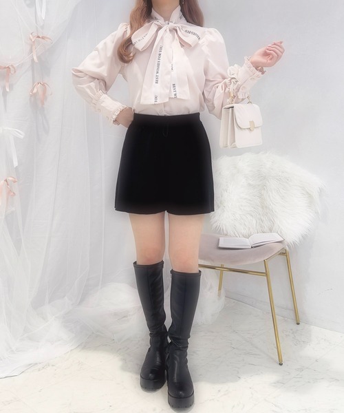 apres jour(アプレジュール)の「French girly collection リボン付きショートパンツ【ZOZOTOWN限定アイテム】(その他パンツ・レディース・ブラック/グレー/アイボリー・フリー/X-LARGE)」の14枚目の写真