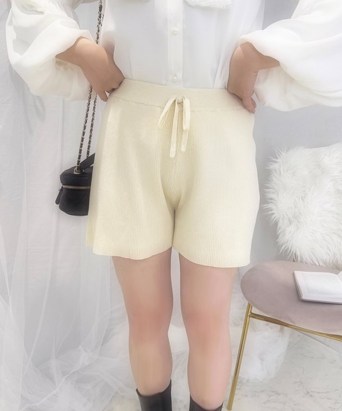 apres jour(アプレジュール)の「French girly collection リボン付きショートパンツ【ZOZOTOWN限定アイテム】(その他パンツ・レディース・ブラック/グレー/アイボリー・フリー/X-LARGE)」の8枚目の写真