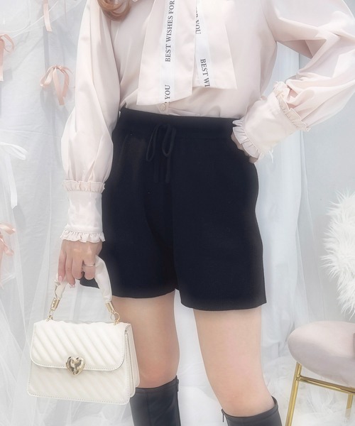 apres jour(アプレジュール)の「French girly collection リボン付きショートパンツ【ZOZOTOWN限定アイテム】(その他パンツ・レディース・ブラック/グレー/アイボリー・フリー/X-LARGE)」の22枚目の写真