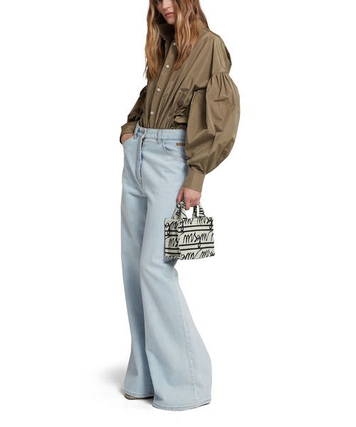 【関税込】MSGM ジャカードロゴ ミニ 2Way ショルダーバッグ 関税込】MSGM ジャカードロゴ ミニ 2Way ショルダーバッグ (MSGM