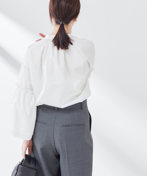 JOURNAL STANDARD L'ESSAGE/フレアスリーブTシャツ白新品 JOURNAL STANDARD L'ESSAGE｜フレアスリーブTシャツ | Rakuten