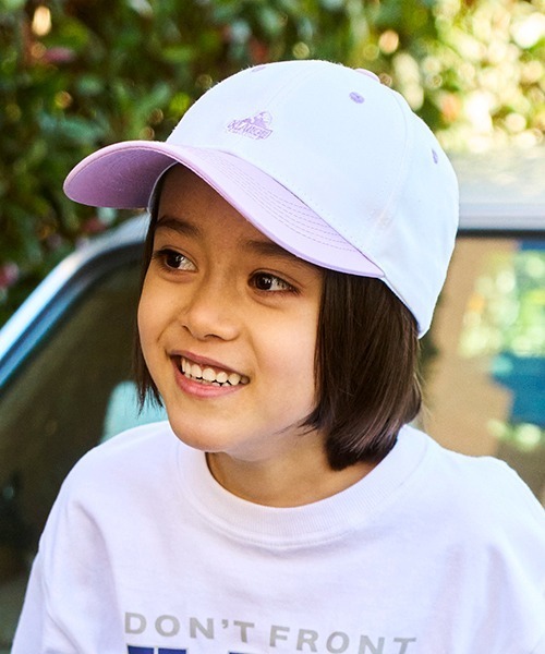 XLARGE KIDS(エクストララージキッズ)の「ゴリラ刺しゅうキャップ(キャップ・キッズ・サックスブルー/ブラック/ライトグリーン/パープル・M(48-52cm)/L(52-56cm))」の4枚目の写真
