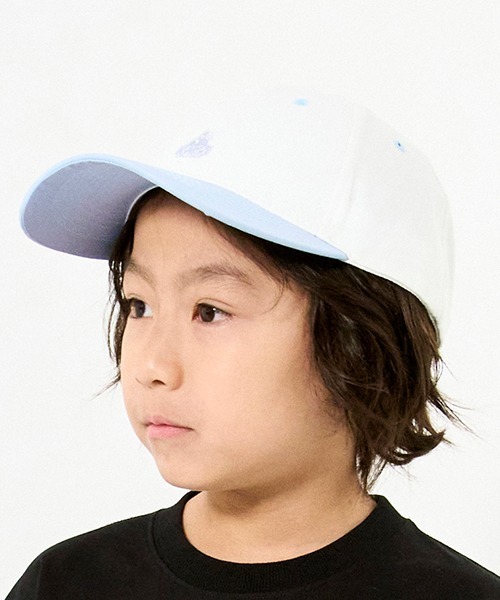 XLARGE KIDS(エクストララージキッズ)の「ゴリラ刺しゅうキャップ(キャップ・キッズ・サックスブルー/ブラック/ライトグリーン/パープル・M(48-52cm)/L(52-56cm))」の1枚目の写真