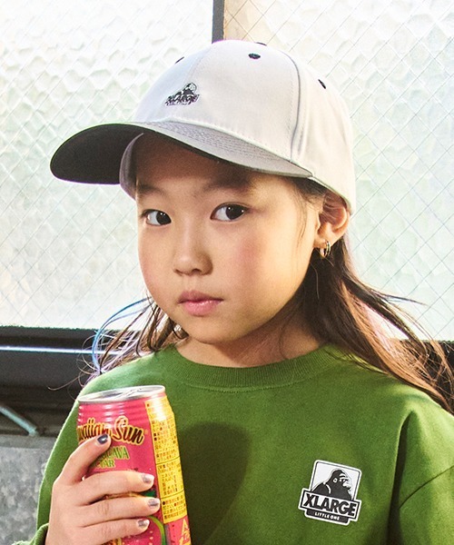 XLARGE KIDS(エクストララージキッズ)の「ゴリラ刺しゅうキャップ(キャップ・キッズ・サックスブルー/ブラック/ライトグリーン/パープル・M(48-52cm)/L(52-56cm))」の2枚目の写真