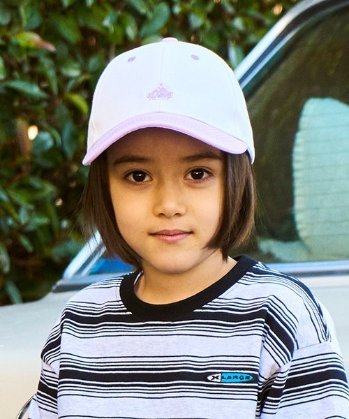 XLARGE KIDS(エクストララージキッズ)の「ゴリラ刺しゅうキャップ(キャップ・キッズ・サックスブルー/ブラック/ライトグリーン/パープル・M(48-52cm)/L(52-56cm))」の19枚目の写真